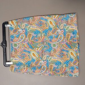 Jones New York Patterned Paisley Skirt Size 8